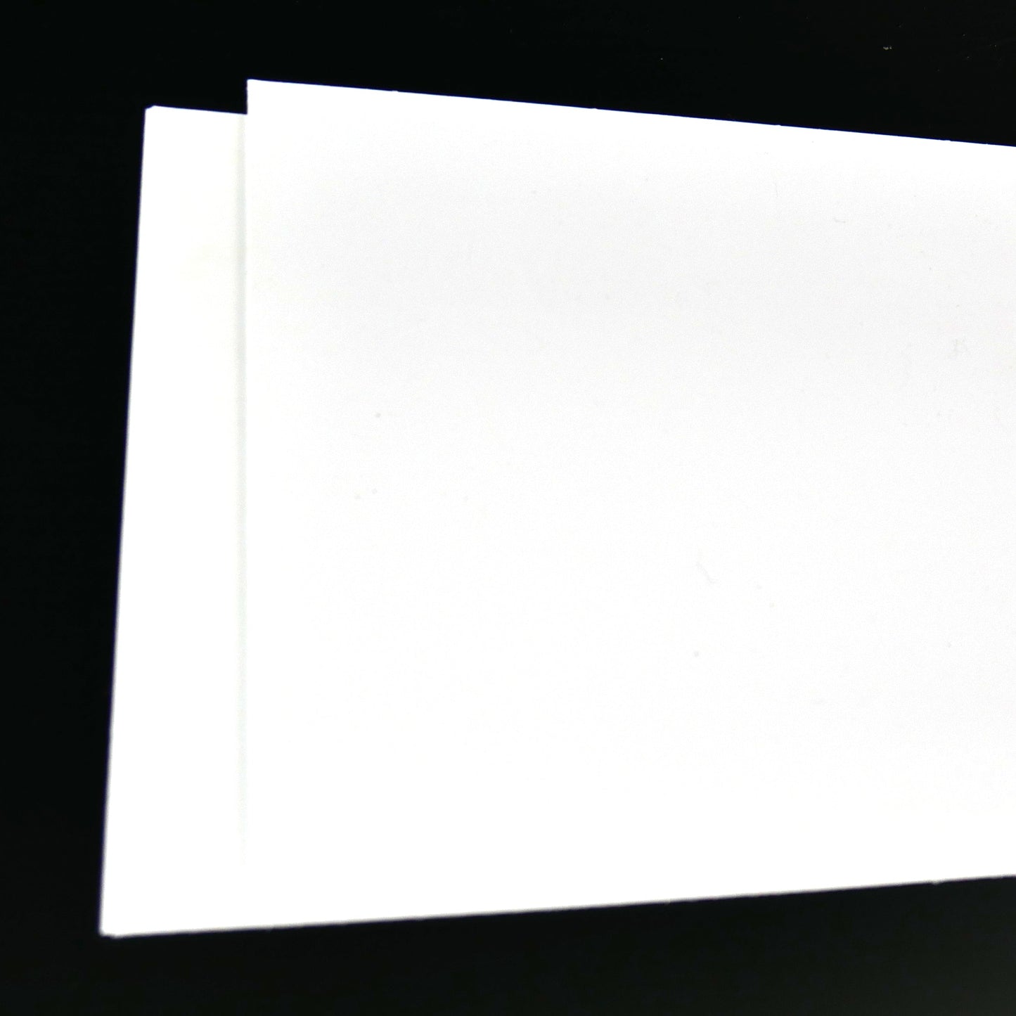 White PolyStyrene sheets (2) .03" .762mm